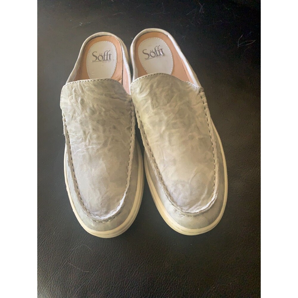 NWOT Sofft Somers Slip on Mocs Size 10 M Gray